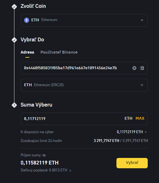 Binance 19 - Ethereum