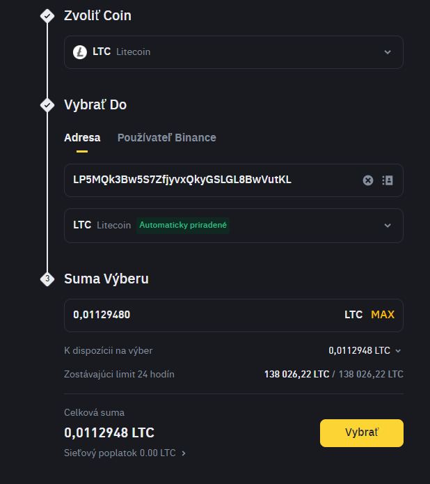 Binance 19 - Litecoin