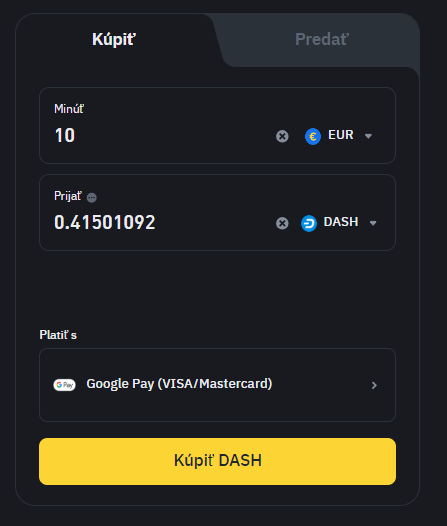 Binance 14 Dash