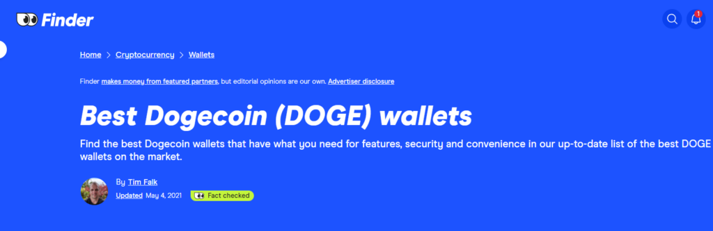 Dogecoin wallets