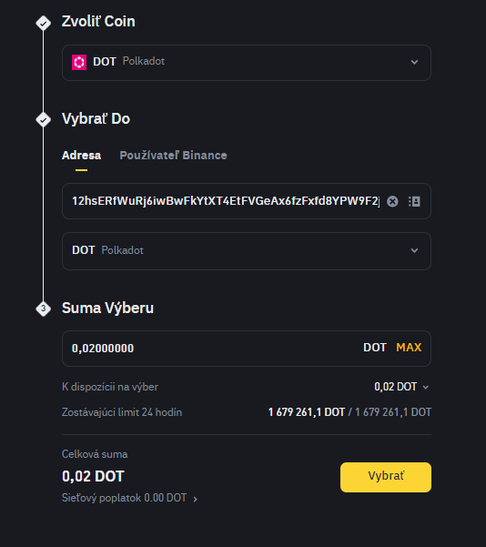 Binance 19 Polkadot